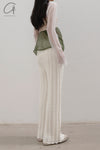 SWAYING/KNIT Slightly Transparent Mohair 2 Piece Set (with Bra) SW22AW1T25 White/Green PS52
